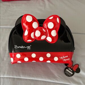 The Crème Shop Minnie Mouse Red and Black Cosmetic Bag